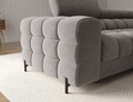 Coltar extensibil dreapta 3 locuri ELTAP, RT-04AU, Felro, 285x181x93 cm, lemn/poliester, gri