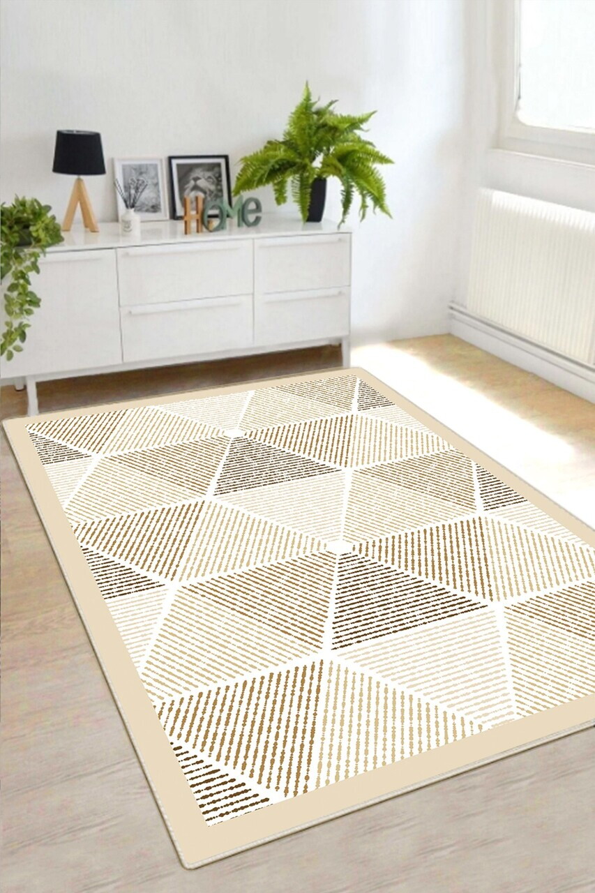 Covor, Ecora Rectangle, 80x120 cm, Bej — imaginea 2