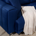 Coltar extensibil dreapta 4 locuri ELTAP, RT-40VE, Dalia, 289x190x95 cm, lemn/poliester, albastru
