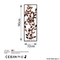 Decoratiune de perete, Olips 6, Metal, Dimensiune: 32 x 90 cm, Multicolor