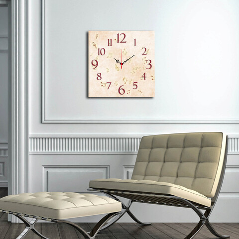 Ceas de perete, msk-40, mdf, dimensiune: 40 x 40 cm, multicolor