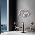 Decoratiune de perete, Alabalık, Metal, 94 x 58 x 5 cm, Multicolor