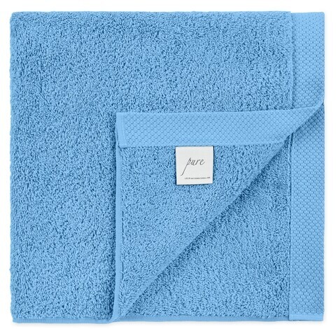 Prosop de baie, decomex, pure, 70 x 140 cm, 100% bumbac, 550 gr/mp, bleu