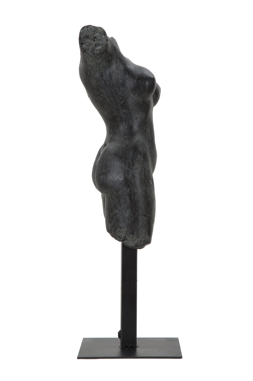 Decoratiune Museum Woman, Mauro Ferretti, 19x17x50 cm, polirasina, negru - 1 | YEO