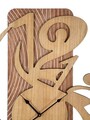 Ceas de perete Wolly, Mauro Ferretti, 70x93 cm, MDF, natural