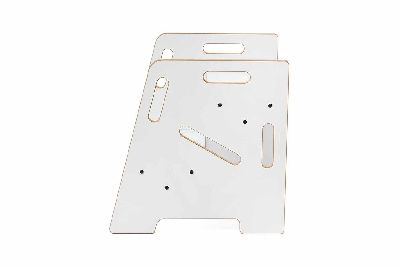 Scaun pentru copii, Hanah Home, Step Stool, 34x39x39 cm, Alb - view 5