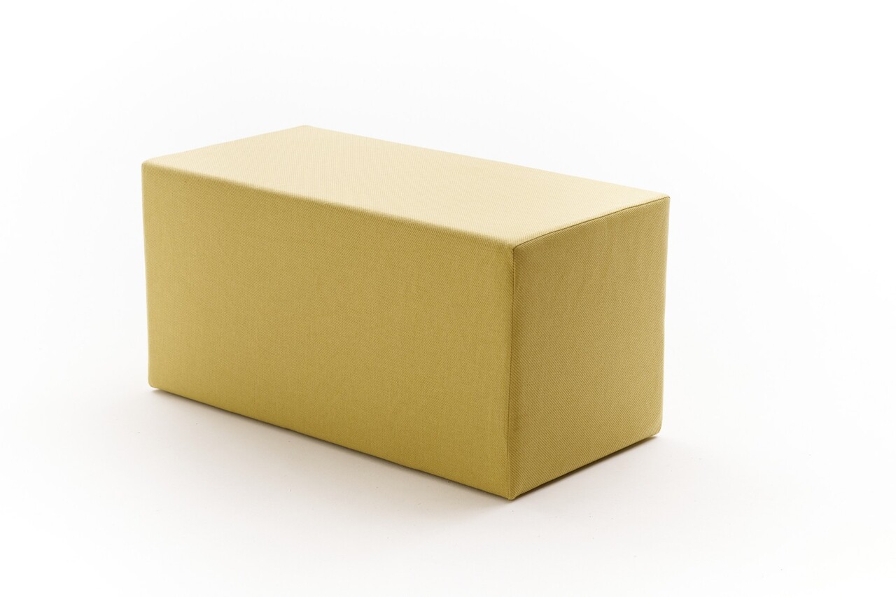 Taburet, Atelier del Sofa, 825BLC5135, Lemn, Galben - view 4