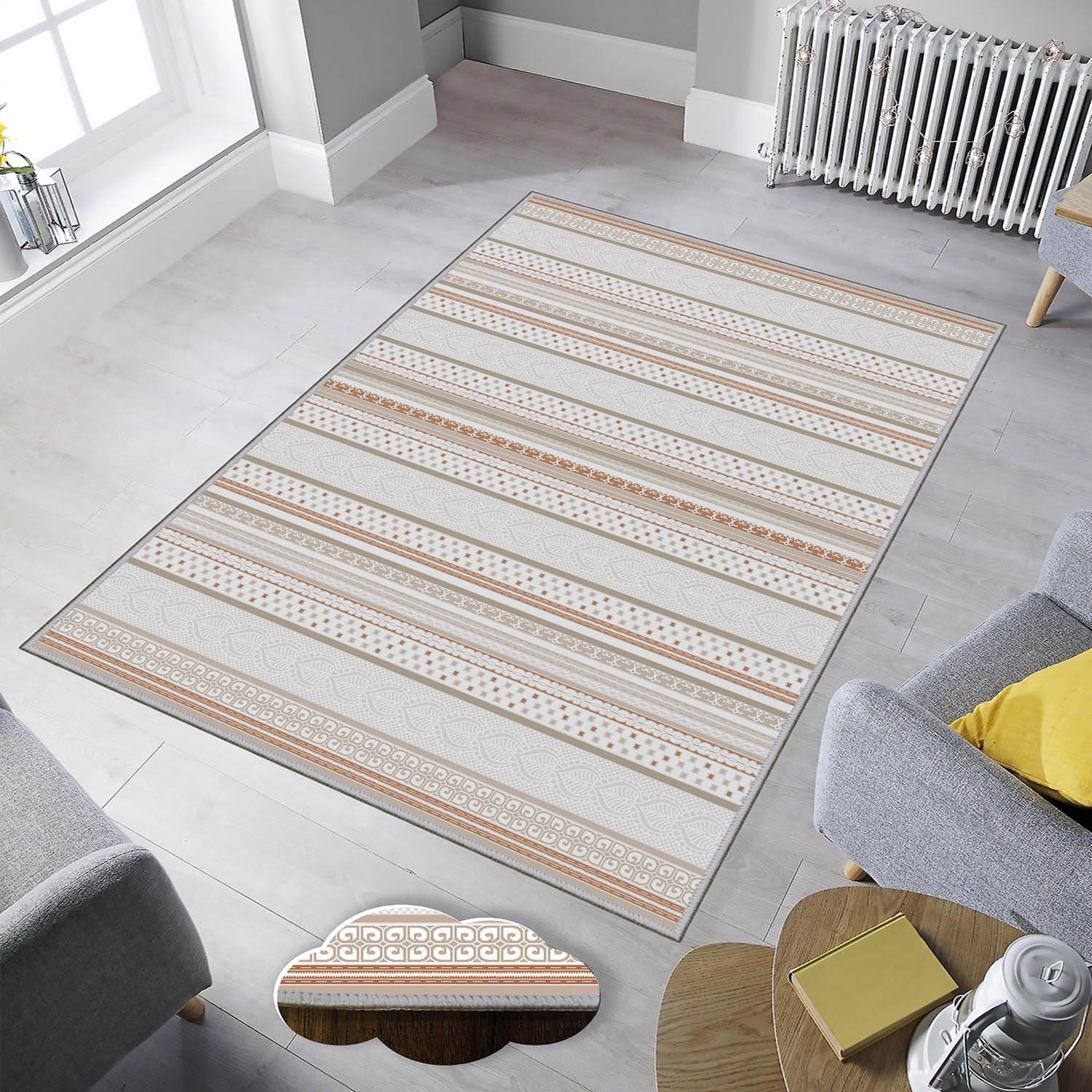 Covor, Eexfab1169, 80x120 cm, Multicolor