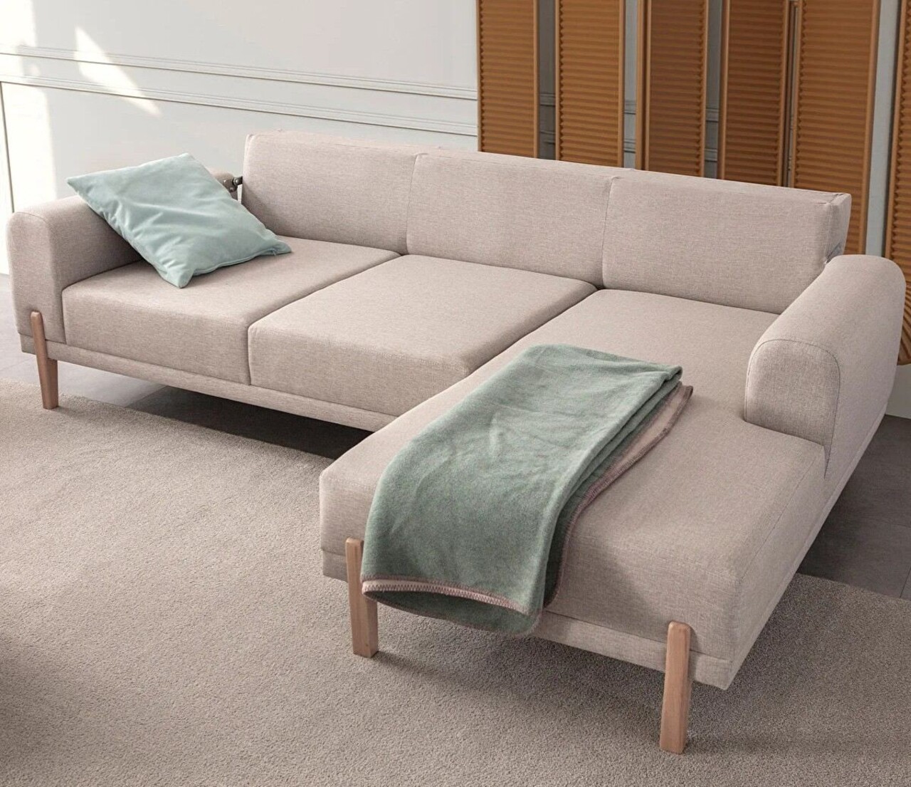 Coltar, Atelier del Sofa, 752EST1352, Lemn de carpen;PAL, Crem - view 4