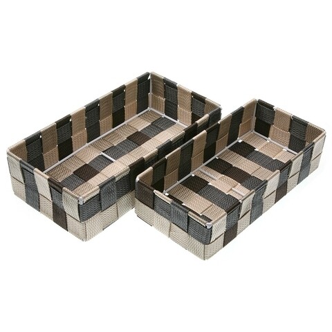 Set 2 cosuri pentru depozitare beth, versa, 27x17x7 cm, polipropilena