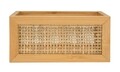 Cutie depozitare, Wenko, Allegre M, 15 x 7 x 15 cm, bambus/ratan, natur