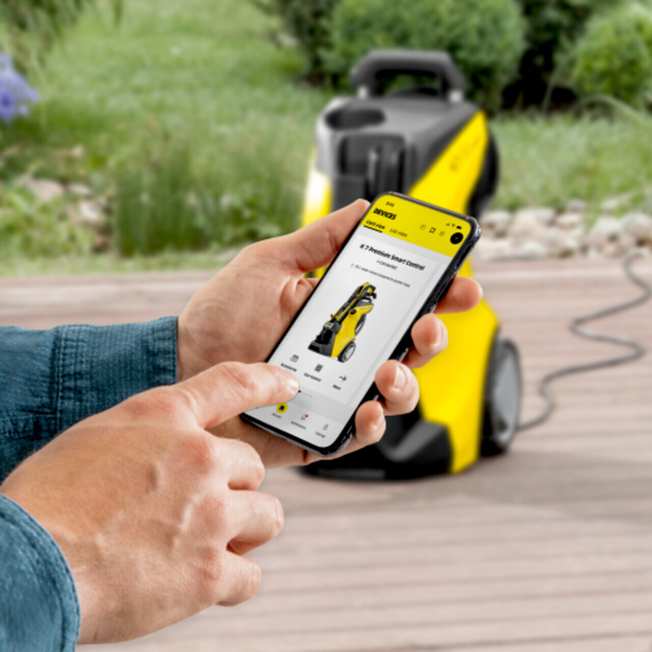 Aparat de spalat cu presiune K 4 Power Control Flex Home, Karcher, galben — imaginea 8