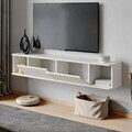 Comoda TV, Hanah Home, Twist, 160x29x29 cm, Alb