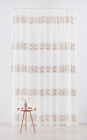 Perdea imagine, sidney, 300x260 cm, poliester, bej