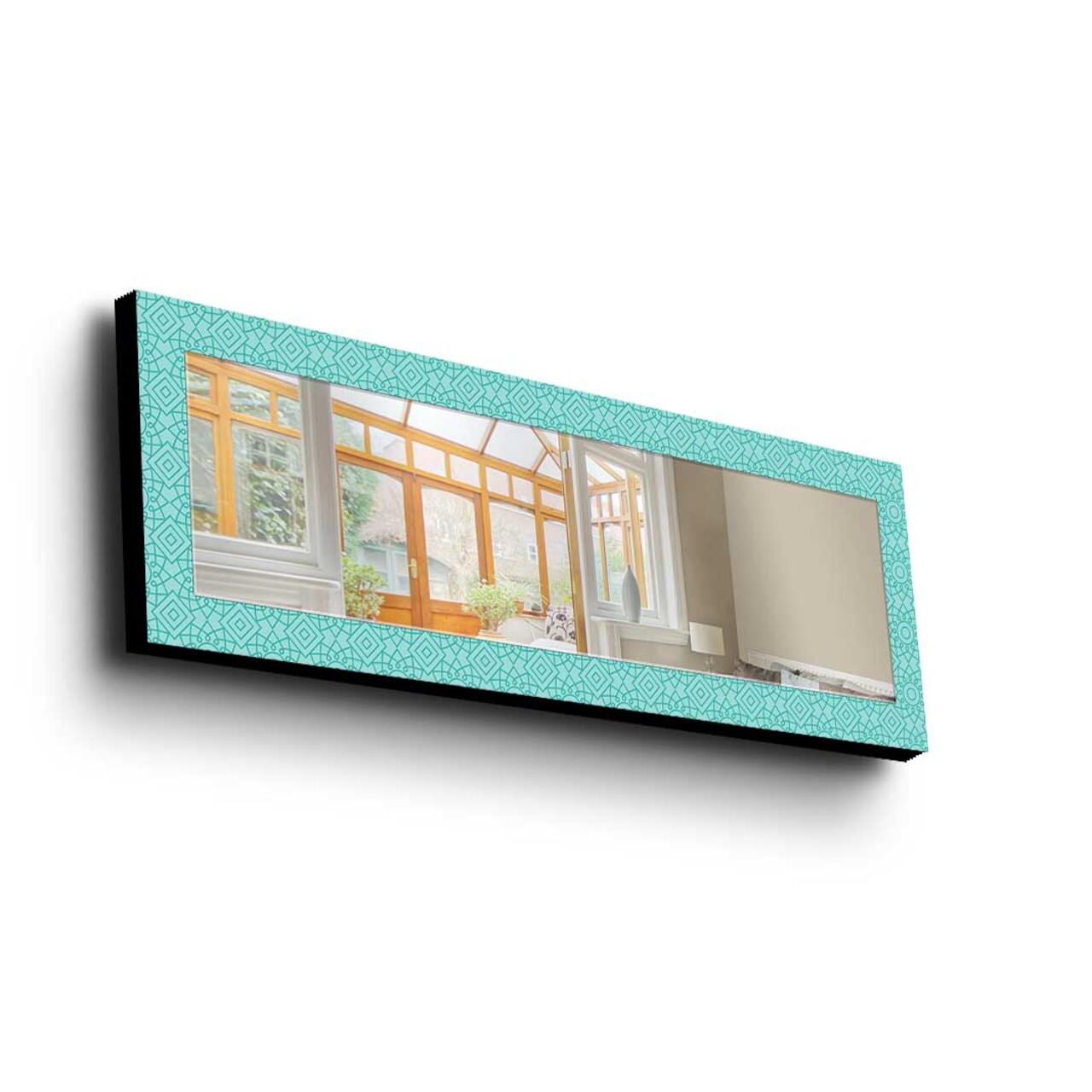 Oglinda decorativa, 40120MA-034, Cadru: 100% LEMN DE PIN (Grosime: 27 mm), Multicolor - view 3
