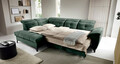 Coltar extensibil stanga 5 locuri ELTAP, LT-35RAQ, Inferne, 297x210x107 cm, lemn/poliester, verde inchis