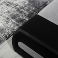 Coltar extensibil stanga 4 locuri ELTAP, Ov41, Ottavio, 275x180x85 cm, lemn/poliester, negru