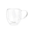 Set 2 cani Cembra, Homla, 120 ml, sticla borosilicata, transparent