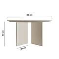 Masuta de cafea, Rotexa, Leo 42, 80x42x80 cm, MDF , Crem
