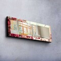 Oglinda decorativa, 40120MA-100, LEMN DE PIN, Cadru din lemn de pin (grosime: 27 mm), Multicolor