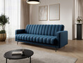 Canapea extensibila 3 locuri ELTAP, Roneyy, 212x89x86 cm, lemn/poliester, albastru