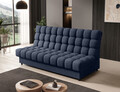 Canapea extensibila 3 locuri ELTAP, Clareta, 197x95x96 cm, lemn/poliester, albastru