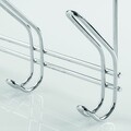 Cuier pentru usa Classico, iDesign, 3 agatatori, 21x12.5x32 cm, otel