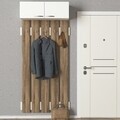 Cuier Yonca, Woody Fashion, 90x31.4x210 cm, maro