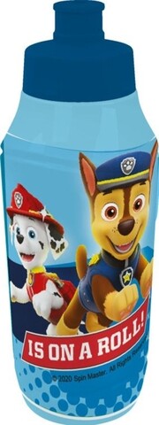 Bidon sport Boys PSI Patrol, Nickelodeon, 350 ml, polipropilena, albastru