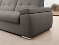 Coltar extensibil stanga 3 locuri ELTAP, LT-04LO, Sado, 272x192x95 cm, lemn/poliester, gri