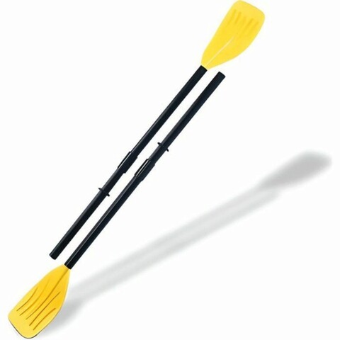 Vasle Intex, 122 cm, plastic, negru/galben