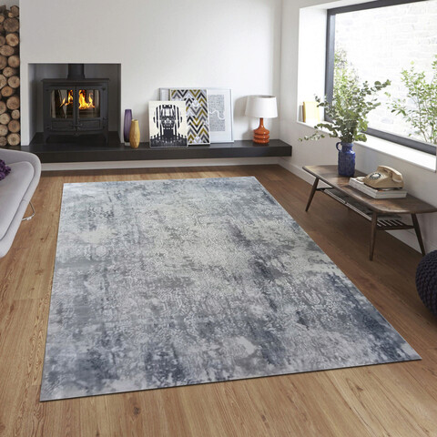 Covor, 9258, 200x290 cm, 30% poliester/70% polipropilena, albastru