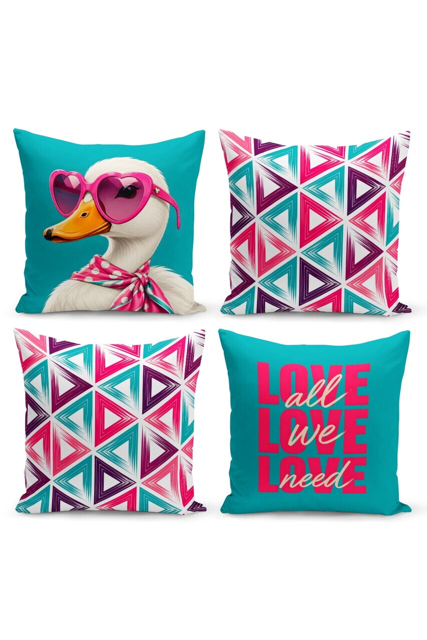 Set fete de perna, Dsypopartset4-10, Poliester, Multicolor — imaginea 2