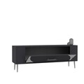Comoda TV, Olivia, Retrop2, Antracit / Argintiu