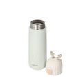 Termos Gatto, Homla, 330 ml, inox/plastic/silicon, alb