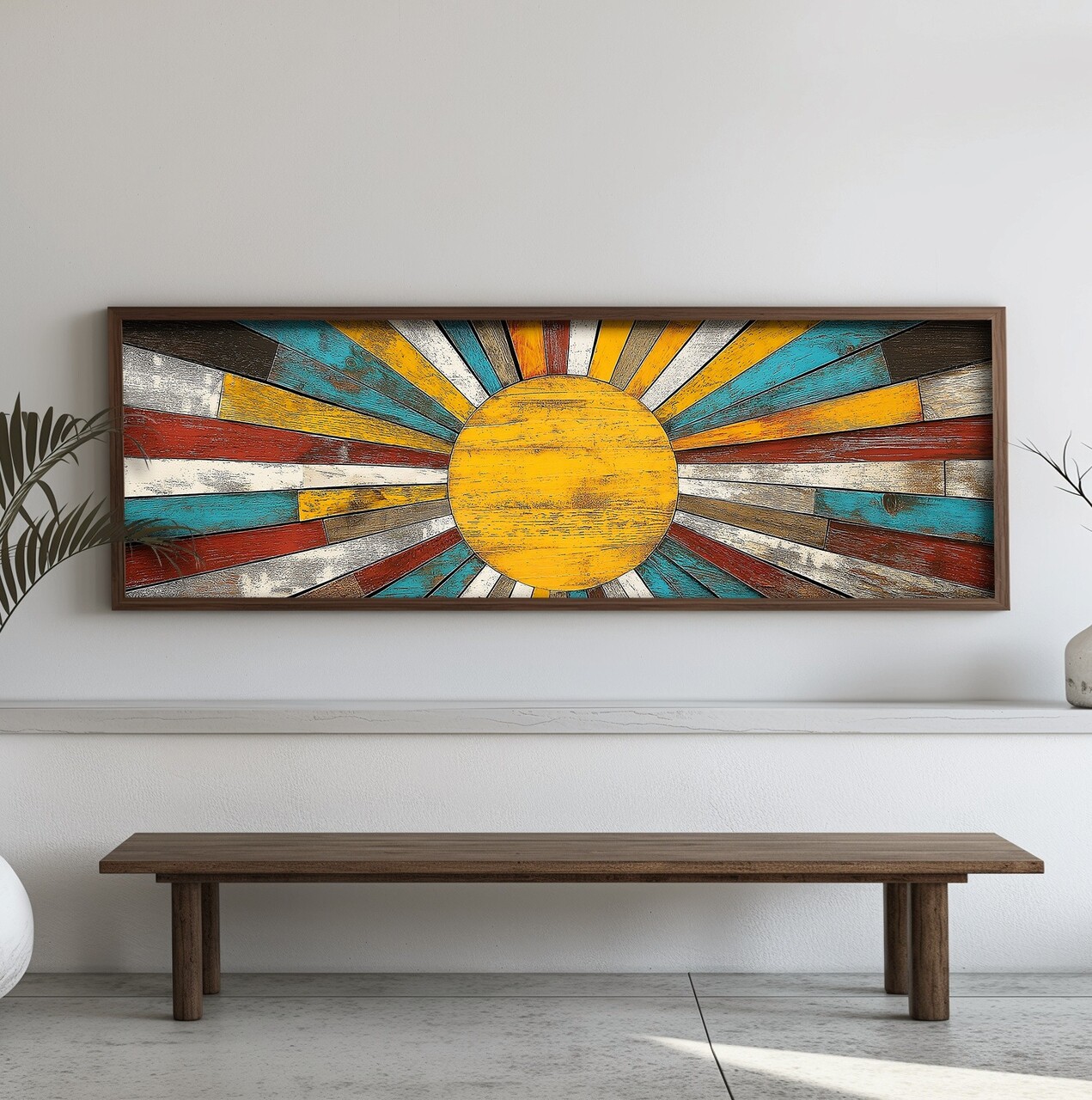 Tablou decorativ EMR017 Lemn Multicolor