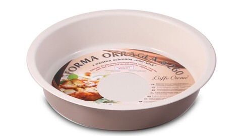 Forma de copt tort, invelis non-stick Caffe, Snb, 26 cm, aluminiu, crem mezoni.ro