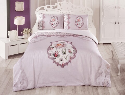 Lenjerie de pat dubla, rosalinda, irya home, bumbac
