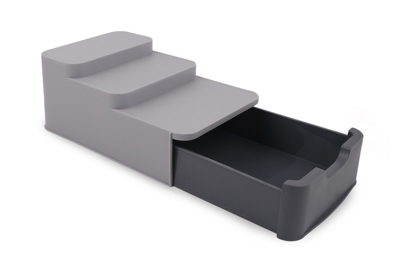 Organizator pentru frigider, ORG, 11x16x26 cm, Gri - view 3