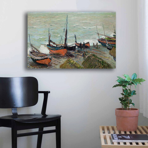 Tablou decorativ, 4570MONET023, Canvas , Lemn, Multicolor Claude