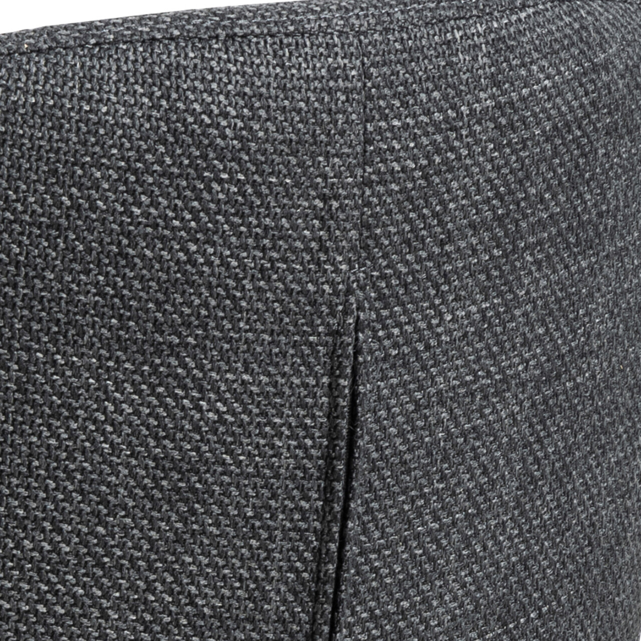 Scaun Eleanor, Actona, 55.5x55x79 cm, tesatura structurata/otel, gri inchis - view 3