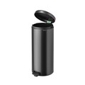 Cos de gunoi cu pedala, Brabantia, NewIcon, 30 L, 38x29.3x67.9 cm, otel, gri inchis