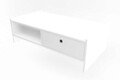 Masuta de cafea, Puqa Design, Boey, 110x35x60 cm, PAL, Alb