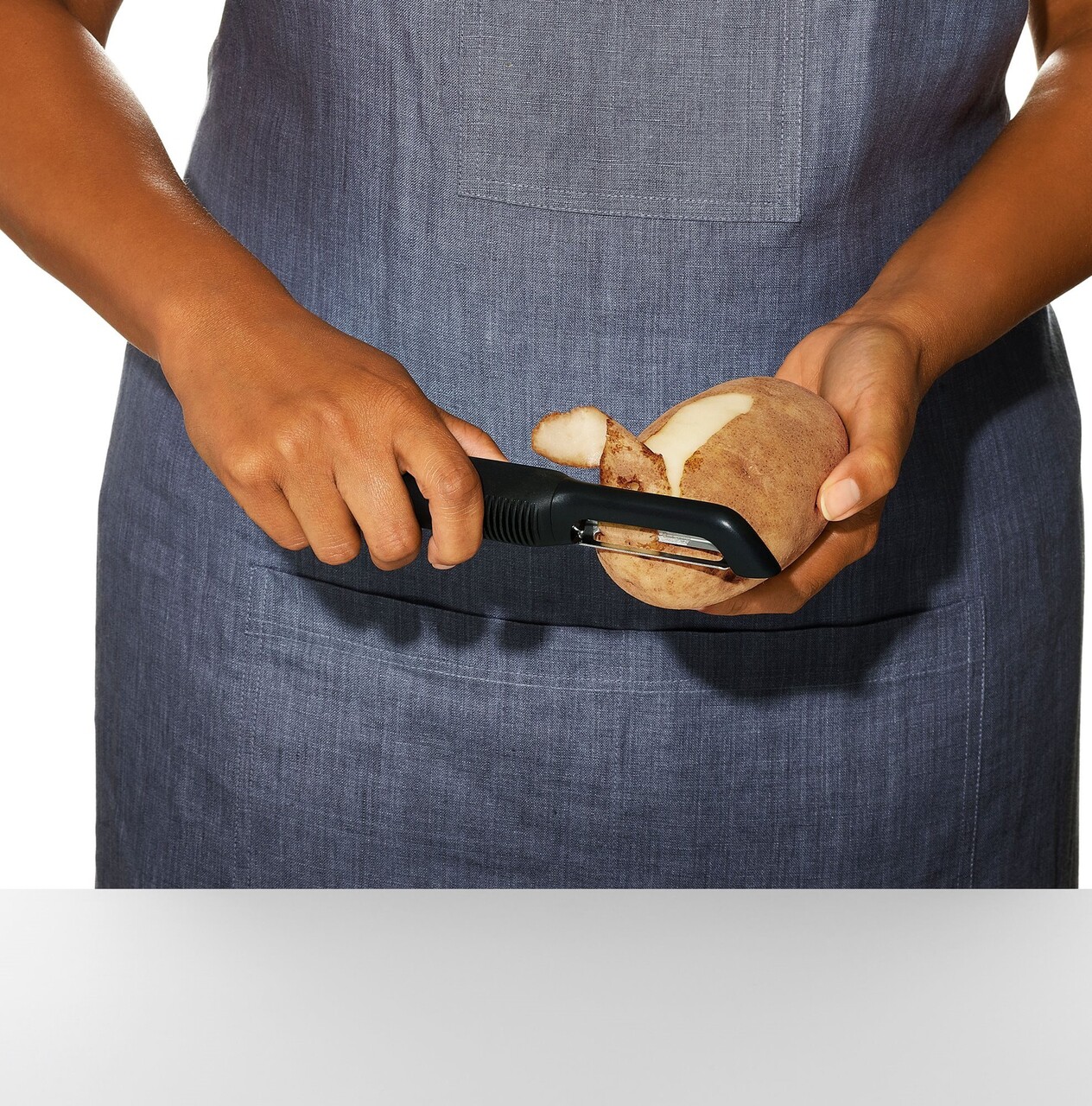Decojitor legume, inox, 18 cm, "Good Grips" - OXO - imagine 7