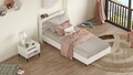 Set dormitor pentru copii, Locelso, ON22-W, Alb