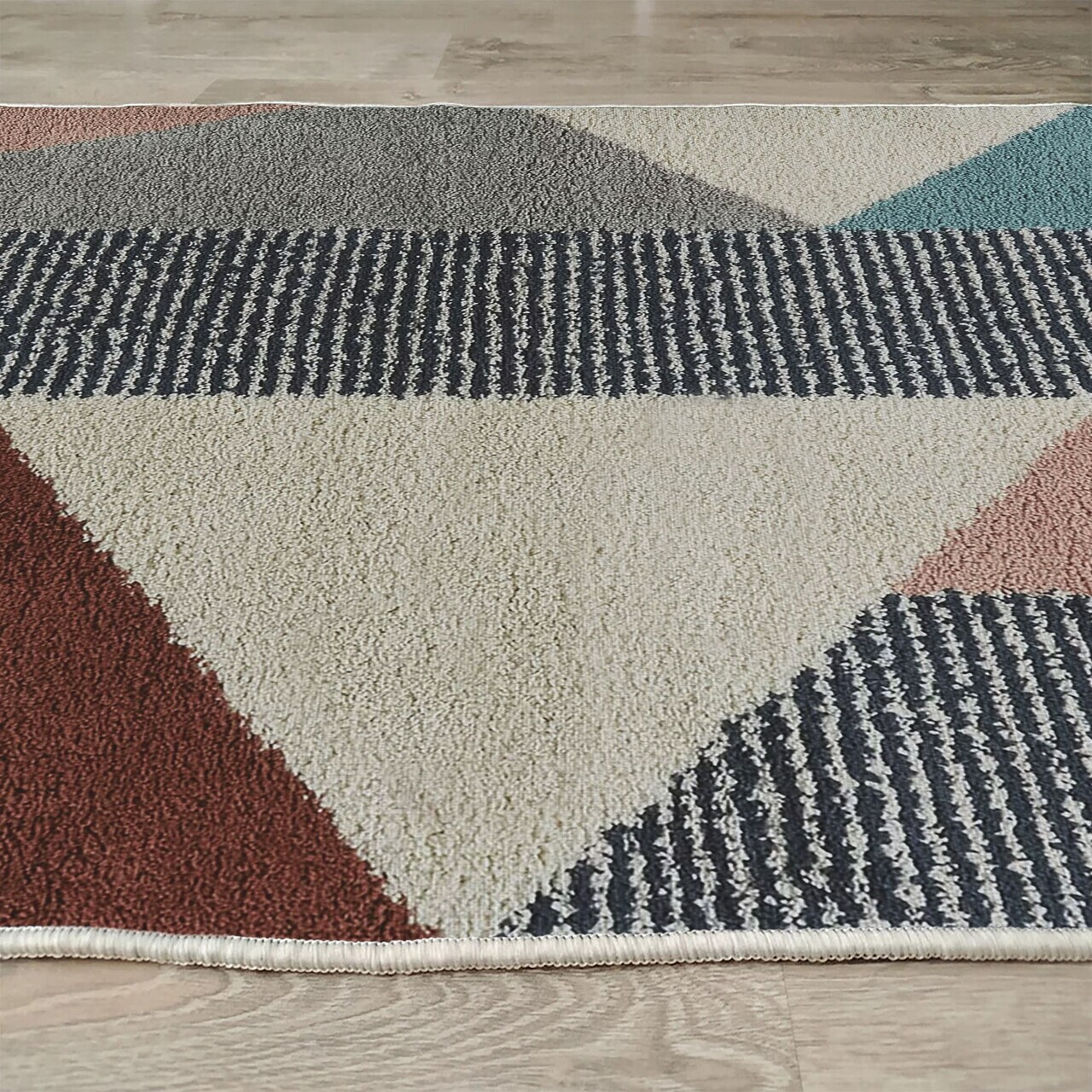 Covor, Woopamuk286, 100x150 cm, Bumbac/Poliester, Multicolor - view 6