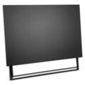 Masa pliabila dreptunghiulara, Breeze, L.120 l.80 H.73, aluminiu, negru