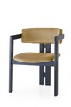 Scaun, Nmobb, CO, Cadru: 100% LEMN, Negru/Taupe deschis