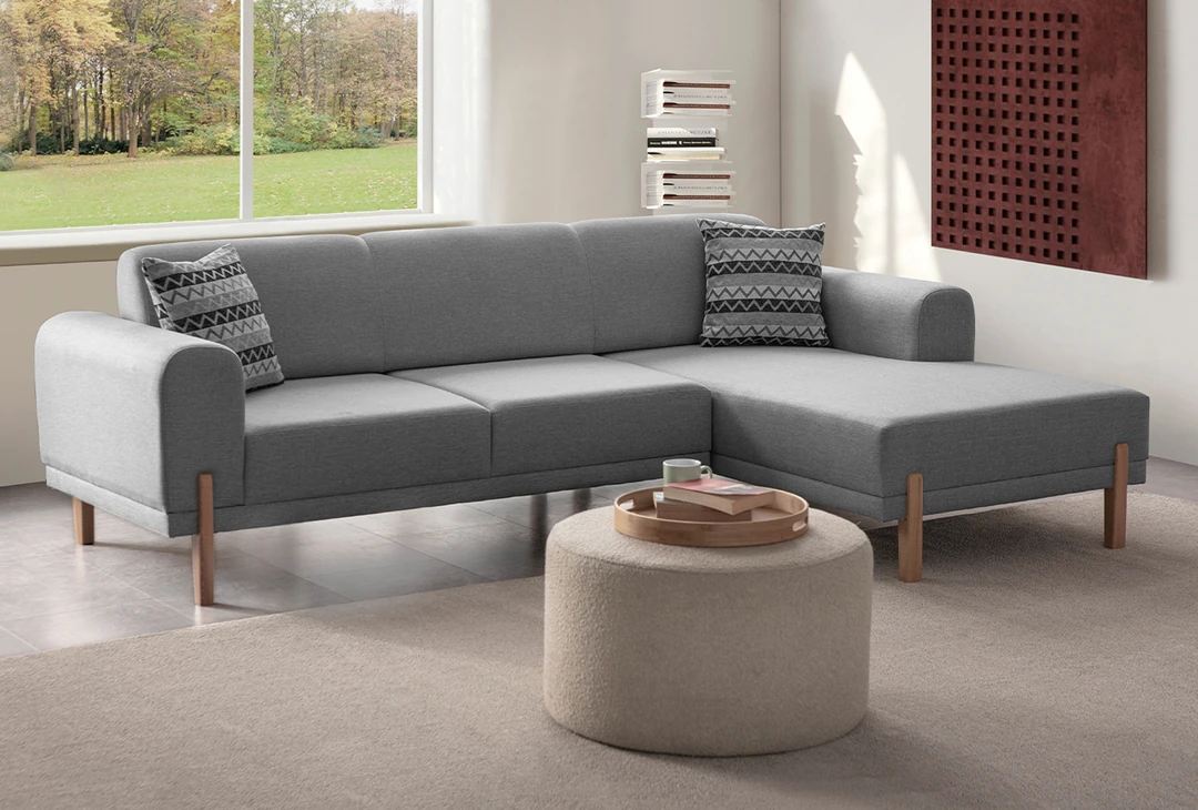 Coltar, Atelier del Sofa, 752EST1379, Frame: 70% HORNBEAM/30% MELAMINE COATED CHIPBOARD, Gri