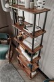 Corp biblioteca, Poter, Bookcase 6 Rect, 60x173x30 cm, MDF , Maro